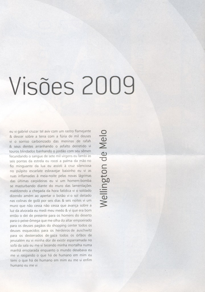 Poema inédito no caderno Saber+